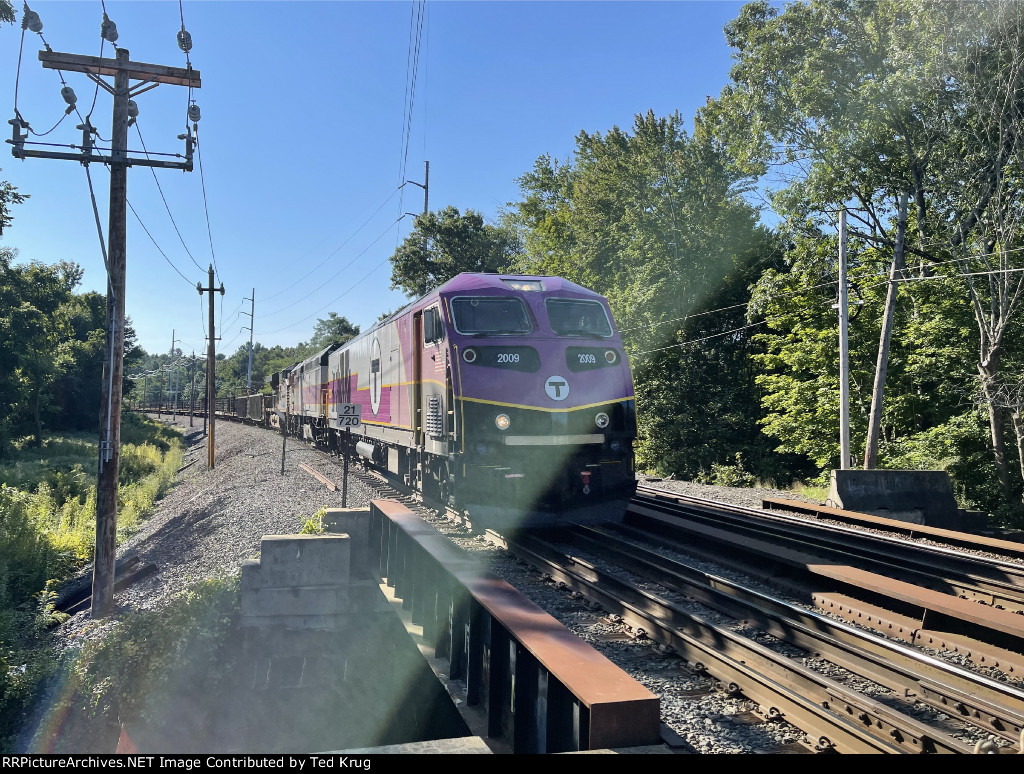 MBTA 2009, MBTA 1055 & NS 7564